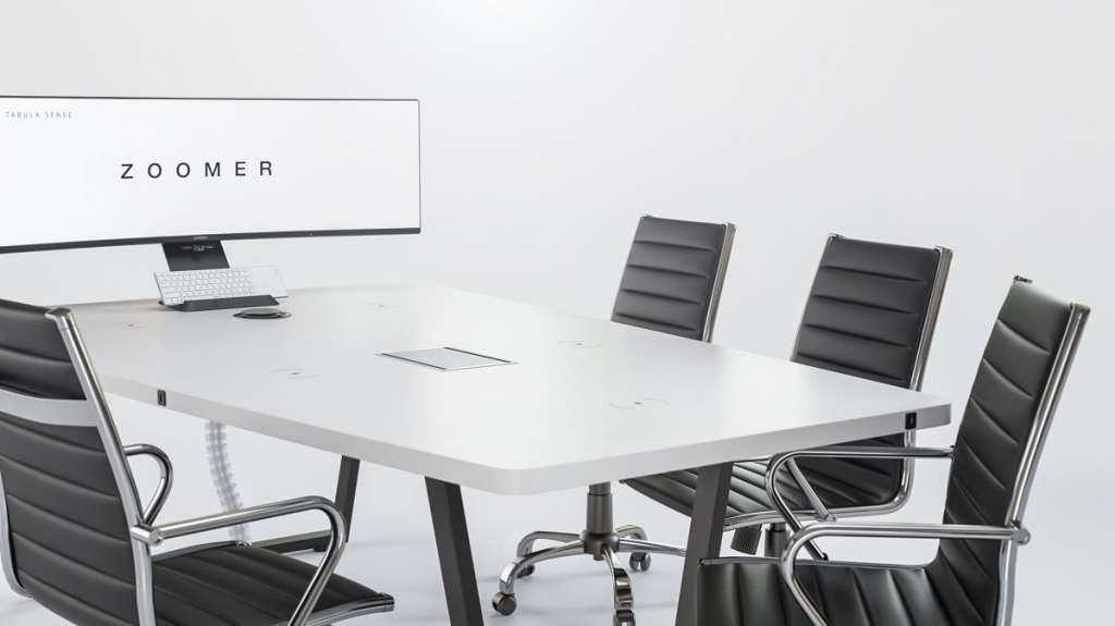 Table de réunion connectée Tabula Sense Zoomer