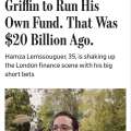 Hamza Lemssouguer, 35, is shaking up the London finance scene with his big short bets