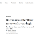 BoJ Rate Hike Weakens Yen transmission, Damping Bitcoin Volatility