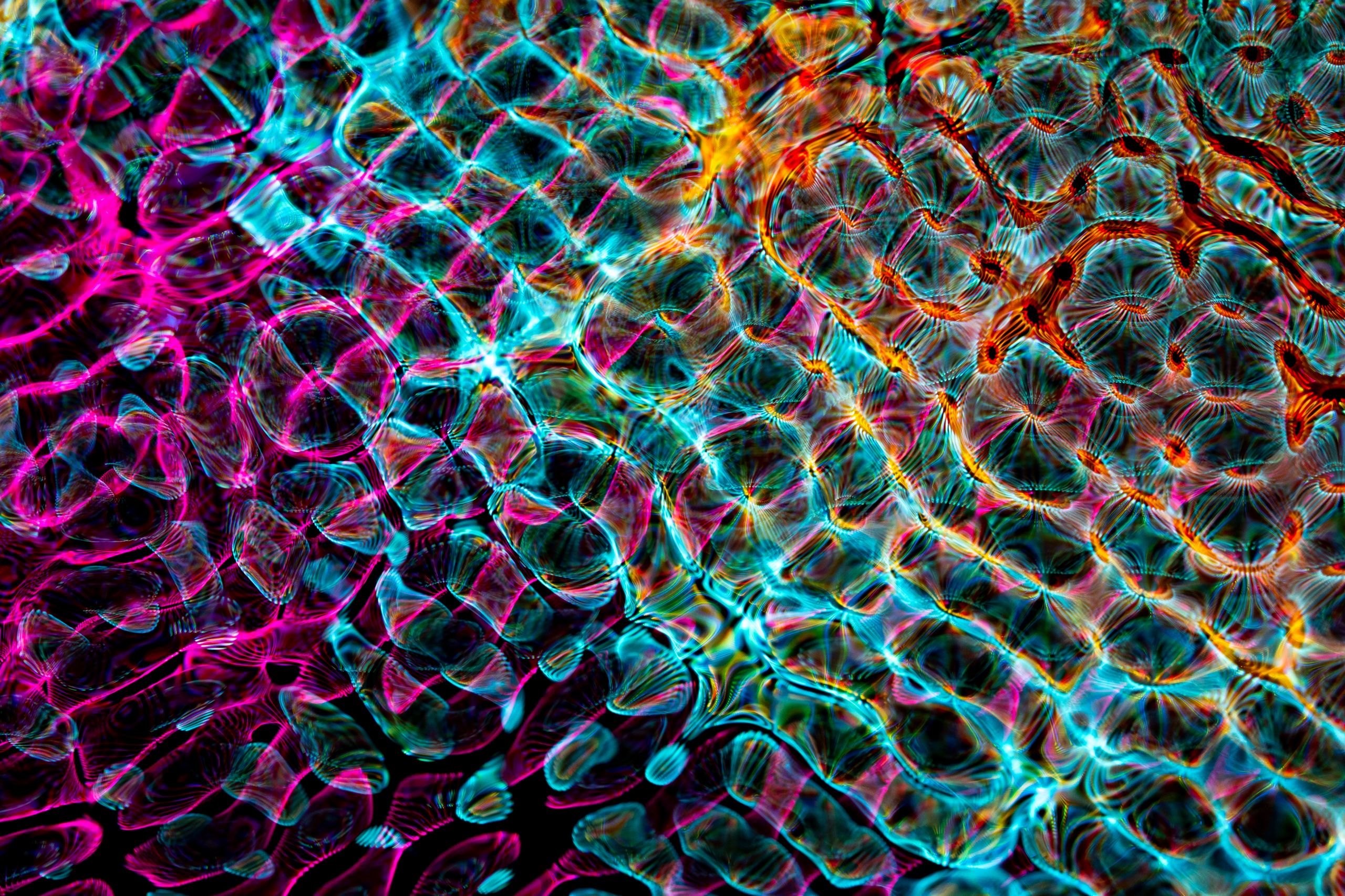 A vibrant abstract image featuring dynamic colors and intricate patterns, perfect for modern art enthusiasts.