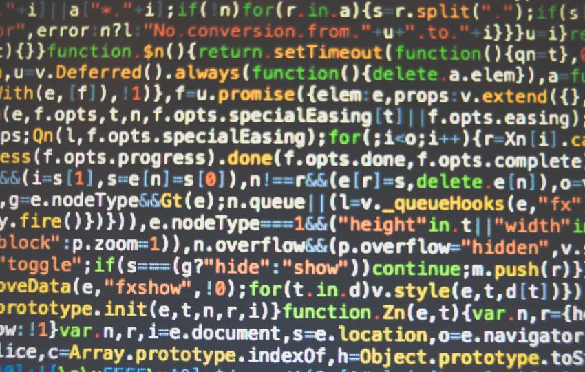 Vibrant code displayed on a computer screen showcasing programming and software development concepts.